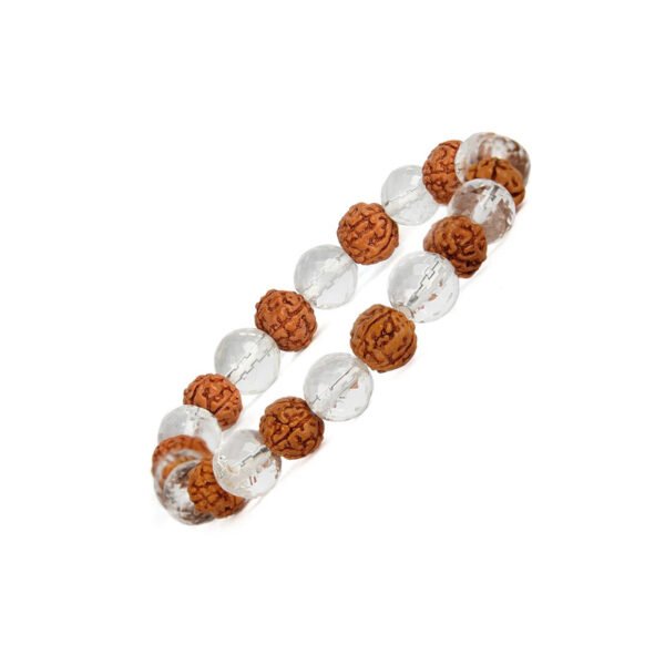 Rudraksha Crystal Bracelet