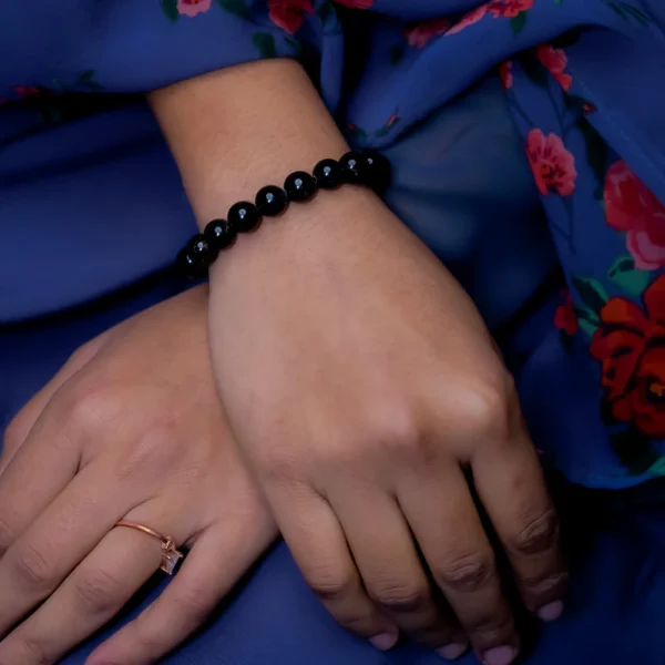Black Tourmaline Crystal Bracelet - Image 2